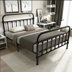 Picture of Nordic wrought iron bed style wrought iron bed European wrought iron bed prince bed princess bed black/white/gold