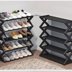 Picture of 5 Layer foldable Shoes Rack Tier Colored Stackable Stainless steel Shoes Organizer Storage Rack
