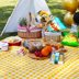 Picture of 150100cm Portable Picnic Mat Outdoor Waterproof Picnic Rug Travel Outdoor Camping Beach Mat
